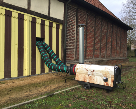 Mobiele verwarming 25 KW