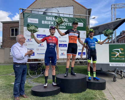 Grote prijs Marc Vercaemer aankomstpodium